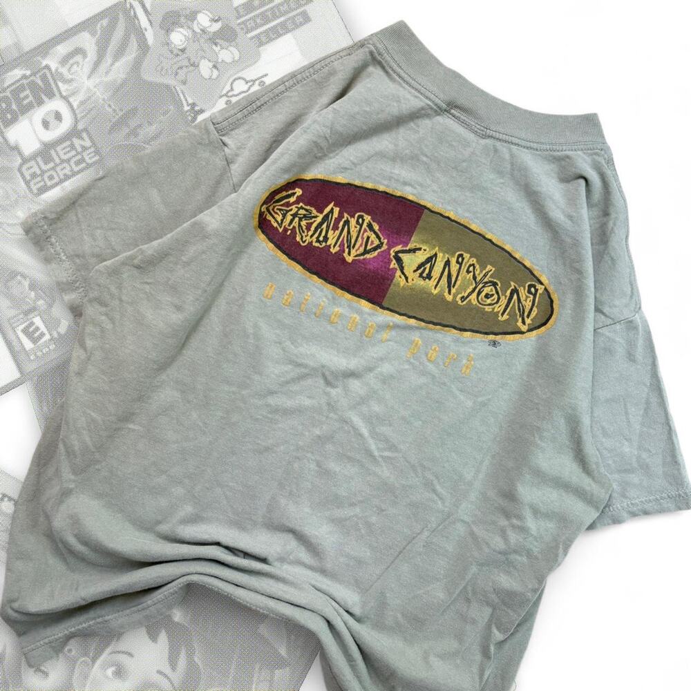 Green‎ Vintage 90’s Grand Canyon National Park Graphic Tee